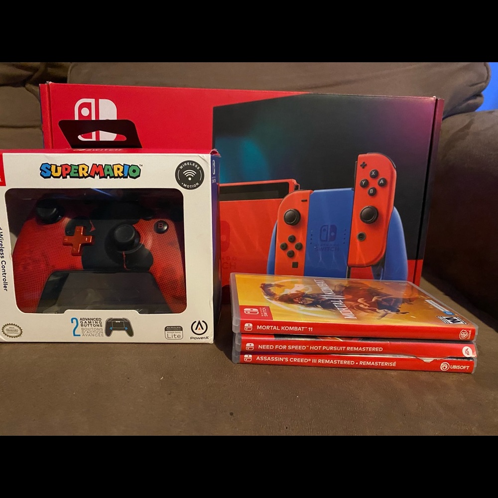 Nintendo Swtich Mario Edition Console